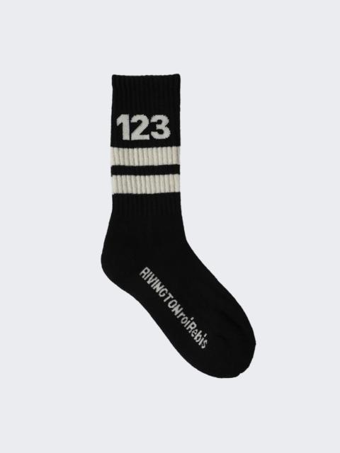 RIVINGTON roi Rebis 123 Socks Black And White