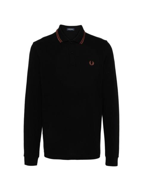 Fred Perry logo-embroidered cotton polo shirt