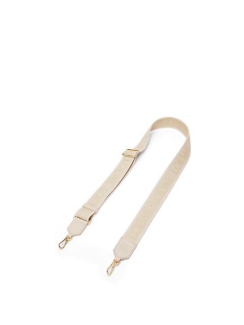 Loewe Anagram pin strap in jacquard and classic calfskin