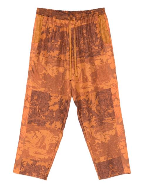 Pierre-Louis Mascia patchwork printed trousers