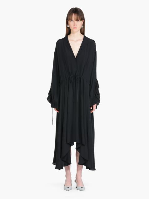 N°21 HANDKERCHIEF-HEM MAXI DRESS