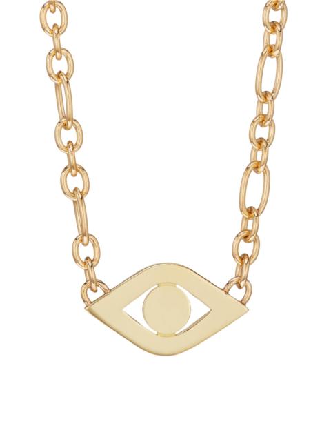 SYDNEY EVAN Women's 14K Yellow Gold Extra Large Evil Eye Necklace - Yellow Gold