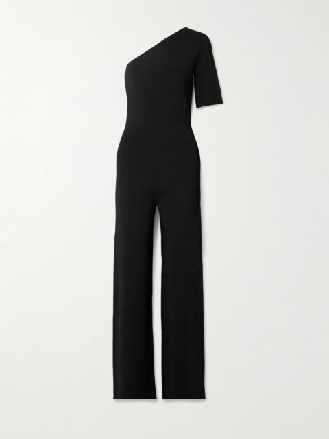 Stella McCartney One-shoulder Stretch-knit Jumpsuit