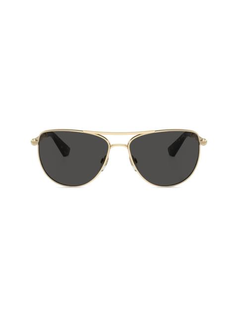 Burberry logo-engraved sunglasses