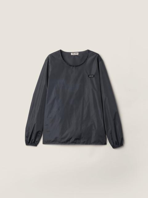 Miu Miu Technical fabric top