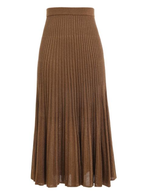 Zimmermann LUMINOSITY LUREX MIDI SKIRT