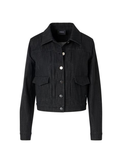 AKRIS Women's Hilbert Denim Jacket - Black Denim