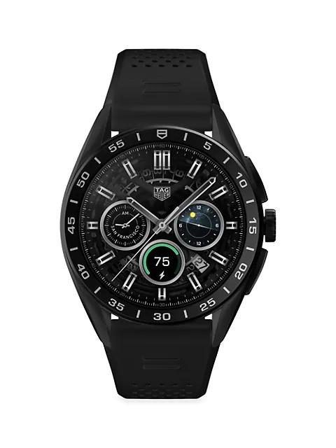 TAG Heuer Connected Calibre E4 Titanium & Rubber Smart Watch/45MM