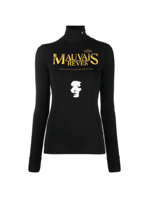 Mauvais Reves roll-neck jersey