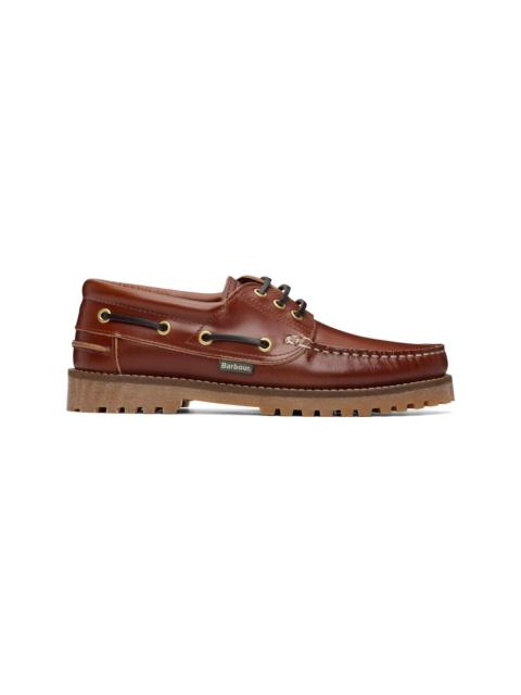 Barbour Brown Re-Engineered Deck Boat Shoes