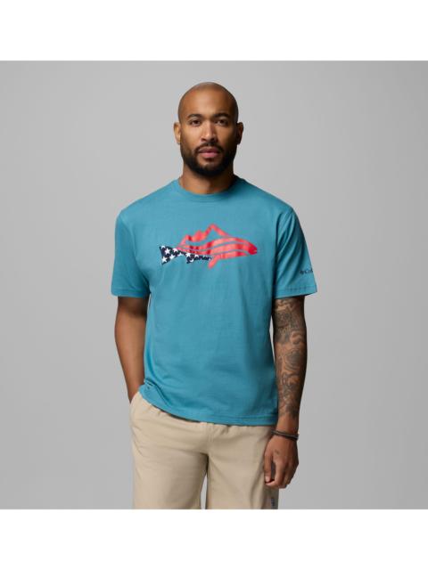 Columbia Men's PFG Silver Bank Trout Mountain T-Shirt