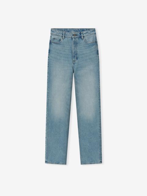 ESSENTIALS Womens Straight Leg Denim Jeans