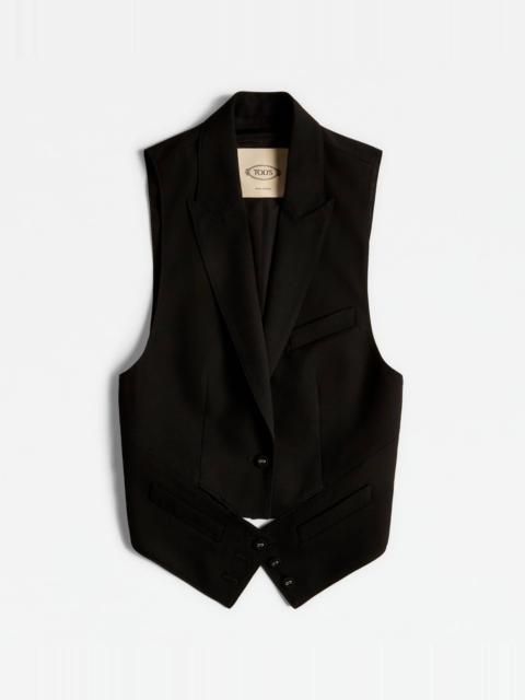 Tod's GILET - BLACK