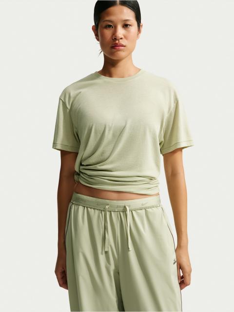 Nike NikeSKIMS Performance Cotton Blend Women's Oversized Short-Sleeve Top