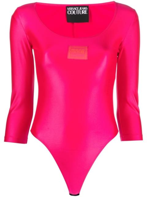 VERSACE JEANS COUTURE logo-patch bodysuit