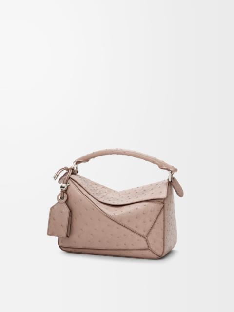 Loewe Small Featherlight Puzzle bag in ostrich