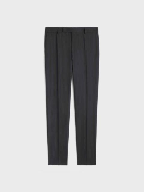 CELINE CLASSIC STRIPED FLANNEL PANTS