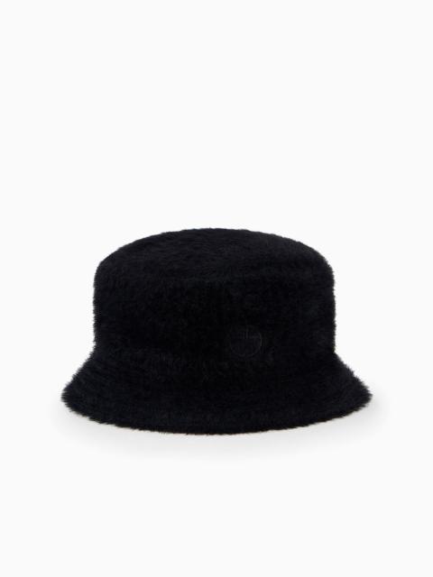 GIORGIO ARMANI Faux-fur fabric cloche hat