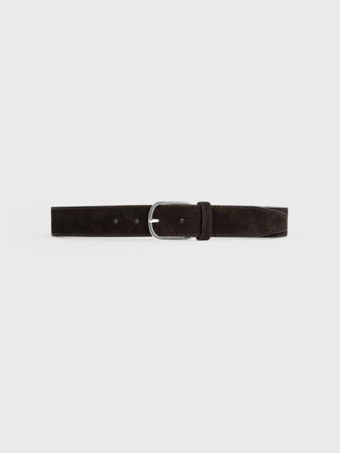 【送料&関税込】TotAme Slim Trouser Belt Slim leather trouser belt black – TOTEME