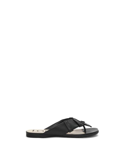 Loewe Toy Panta toe post sandal in lambskin