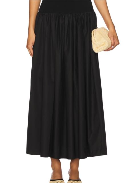 LA LIGNE Knit Yoke Skirt