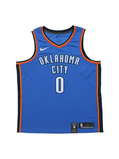 Nike Russell Westbrook Oklahoma City Thunder Swingman Jersey Mens Blue 864497-403