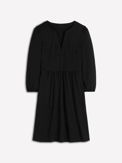 BODEN Cathy Notch Neck Jersey Dress-Black