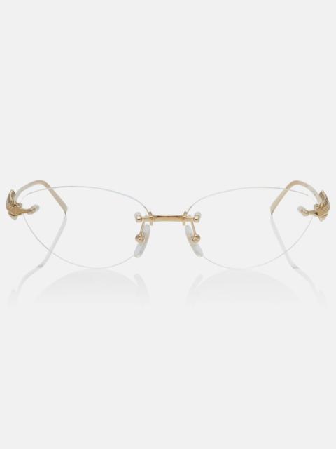 Cartier Clash de Cartier cat-eye glasses