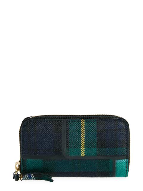 Patchwork Tartan Zip Wallet