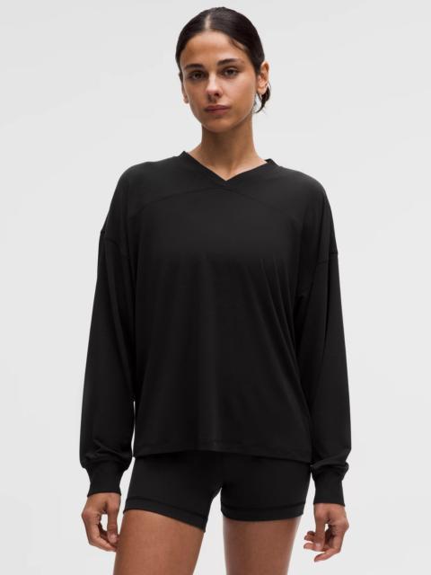 lululemon Jersey Training V-Neck Long-Sleeve Shirt
