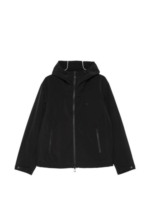 EMPORIO ARMANI hooded zip-up jacket