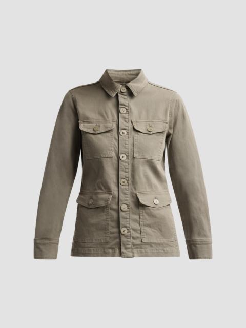L'AGENCE Women's Ramsey Utility Cotton Jacket - Smokey Olive