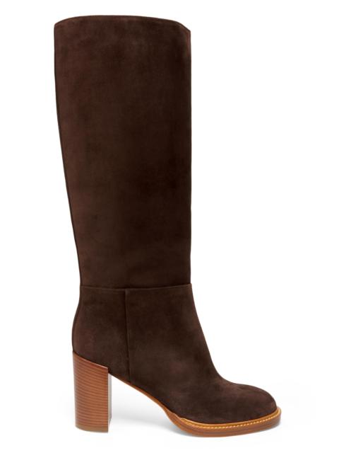 GABRIELA HEARST Women's Bocca 80MM Leather Knee-High Boots - Dark Chocolate