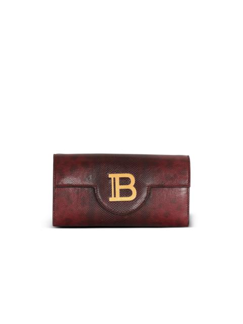 Balmain B-Buzz Karung leather wallet