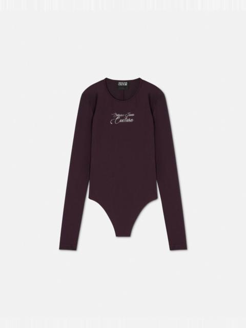 VERSACE JEANS COUTURE Crystal Logo Bodysuit