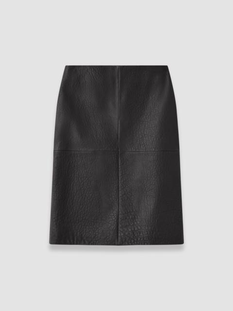 JOSEPH Shroff Pebble Leather Skirt