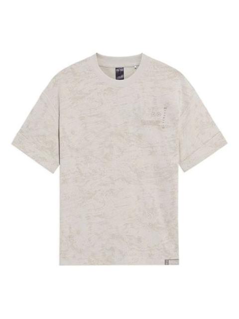 Li-Ning x Jackie Chan Kung Fu Graphic T-shirt 'Pearl White' AHSS209-2