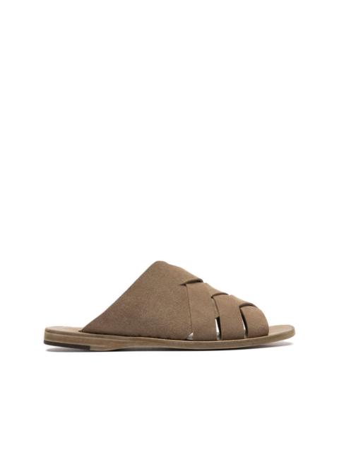 leather slides
