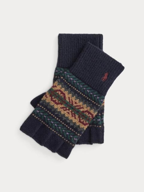 Polo Ralph Lauren Fair Isle Wool-Blend Fingerless Gloves