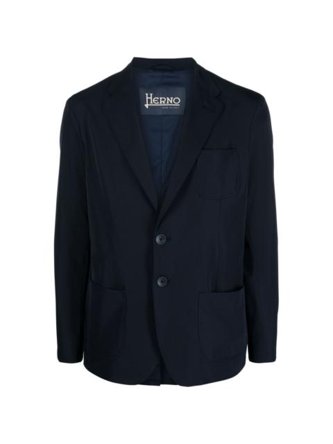 Herno notched-lapel single-breasted blazer