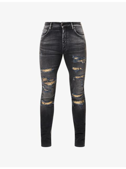 AMIRI Snake Thrasher Skinny Denim Jeans