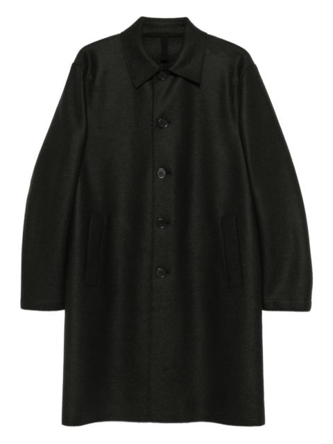 Harris Wharf London button-fastening coat