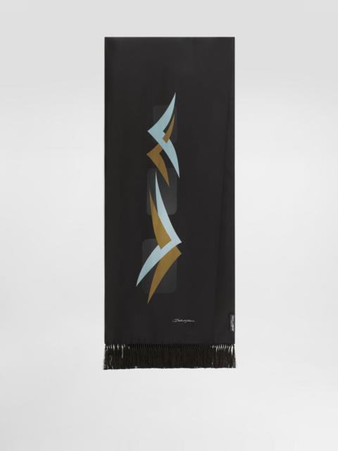 Dolce & Gabbana Vintage-print twill scarf