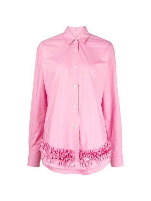 Molly Goddard ruffle-detailing long-sleeve shirt