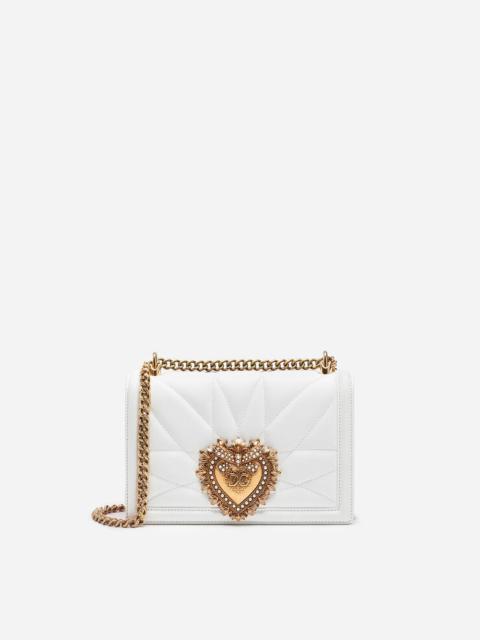 Dolce & Gabbana Medium Devotion crossbody bag in quilted nappa leather