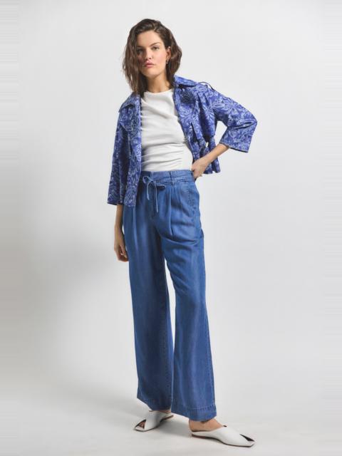 DEREK LAM 10 CROSBY FELICITY PLEATED TIE PANT
