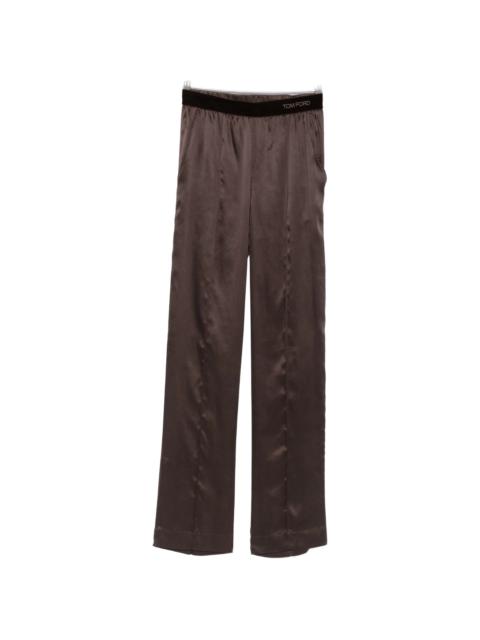 TOM FORD Tom Ford Logo-waistband Trousers