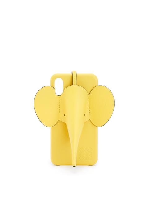 Loewe Elephant cover for iPhone X/XS in classic calfskin