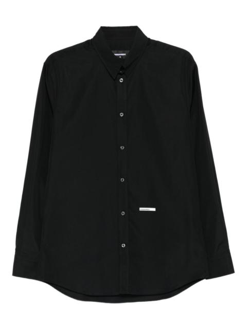 DSQUARED2 logo-detail cotton shirt