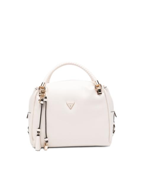 GUESS USA Danya tassel leather tote bag